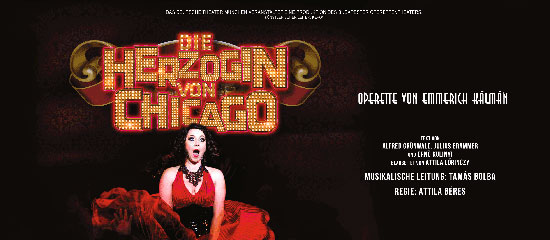 Die Herzogin von Chicago (©Foto. Budapester Operettentheater)